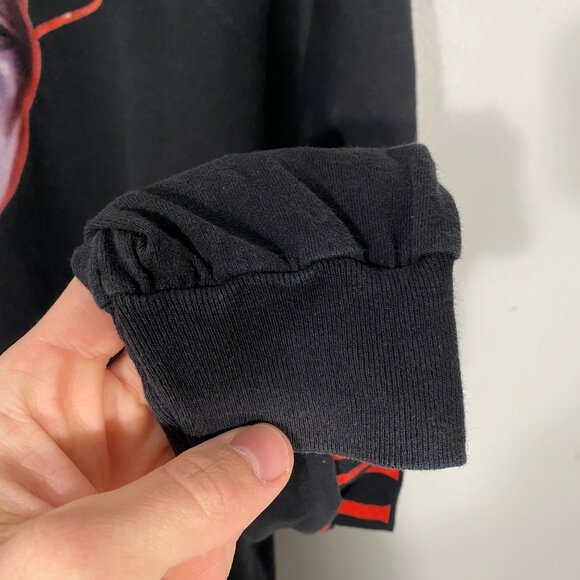Vintage 2004 Mötley Crüe Theatre of Pain Long Sleeve Band Tee Black mens size XL - Picture 6 of 7